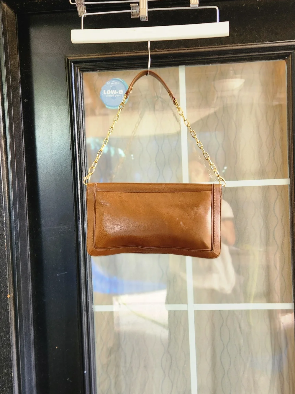 Tory Burch Tan Leather Shoulder Bag